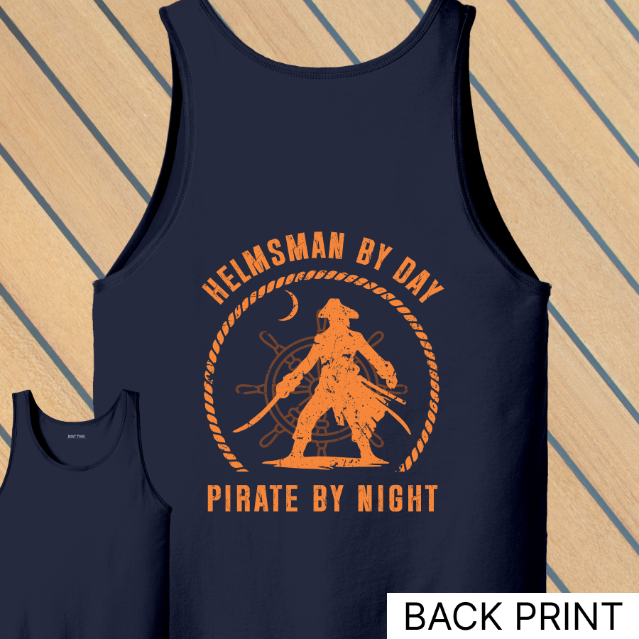Helm night pirate Tank (BACK print)