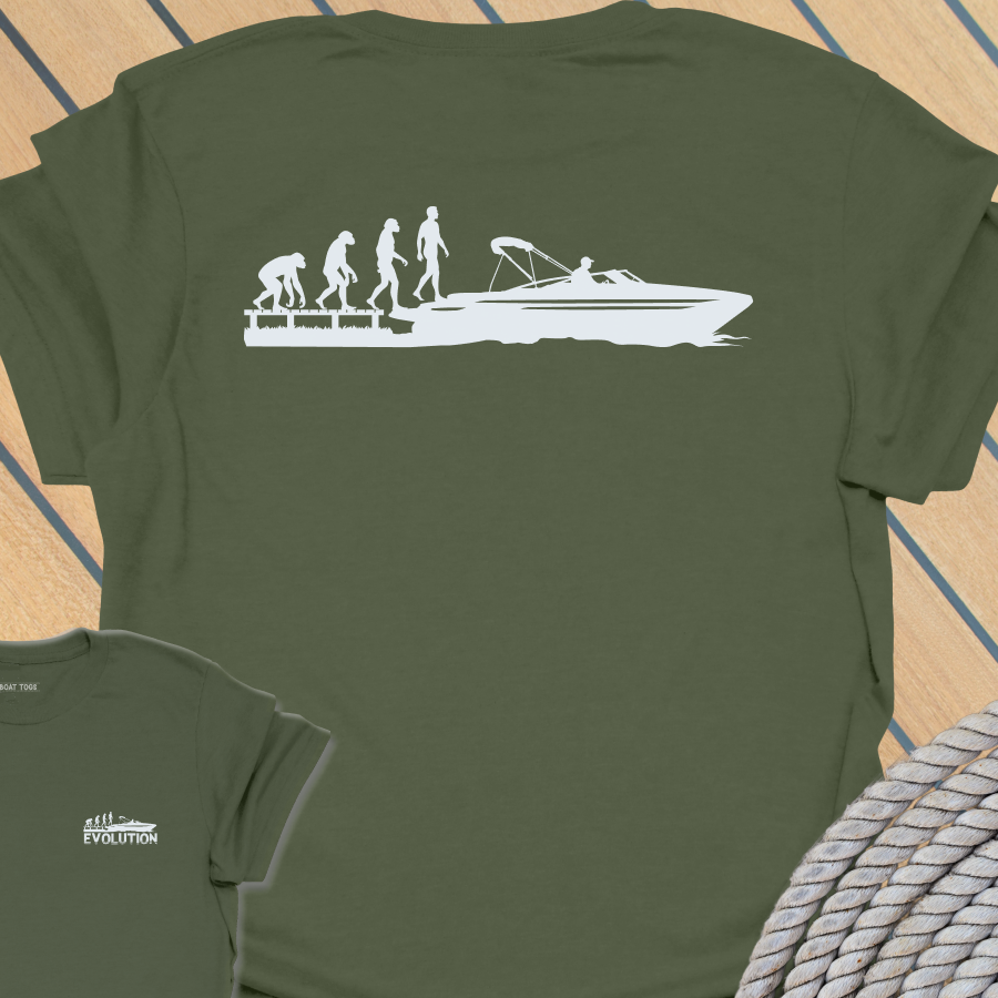 Evolution - sports T-shirt (BACK PRINT)